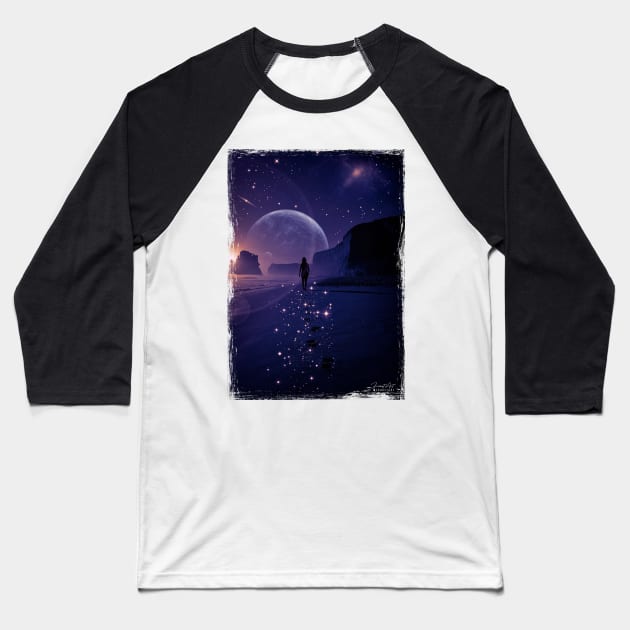 Way of stars Baseball T-Shirt by FroostArt